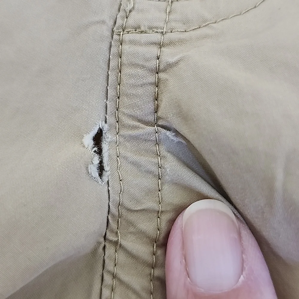 Patagonia Cotton Tan Hiking Shorts Size 10